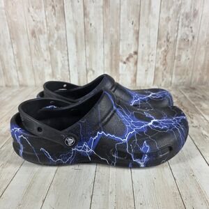 Crocs Bistro Clog Lightning Graphic‎ Slip Resistant Work Shoes M10 W12